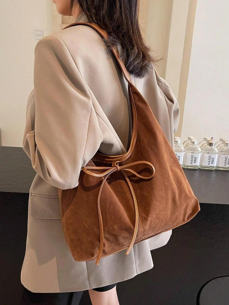 Tote Bag Single Compartment Large Tote Shoulder Bag for Women