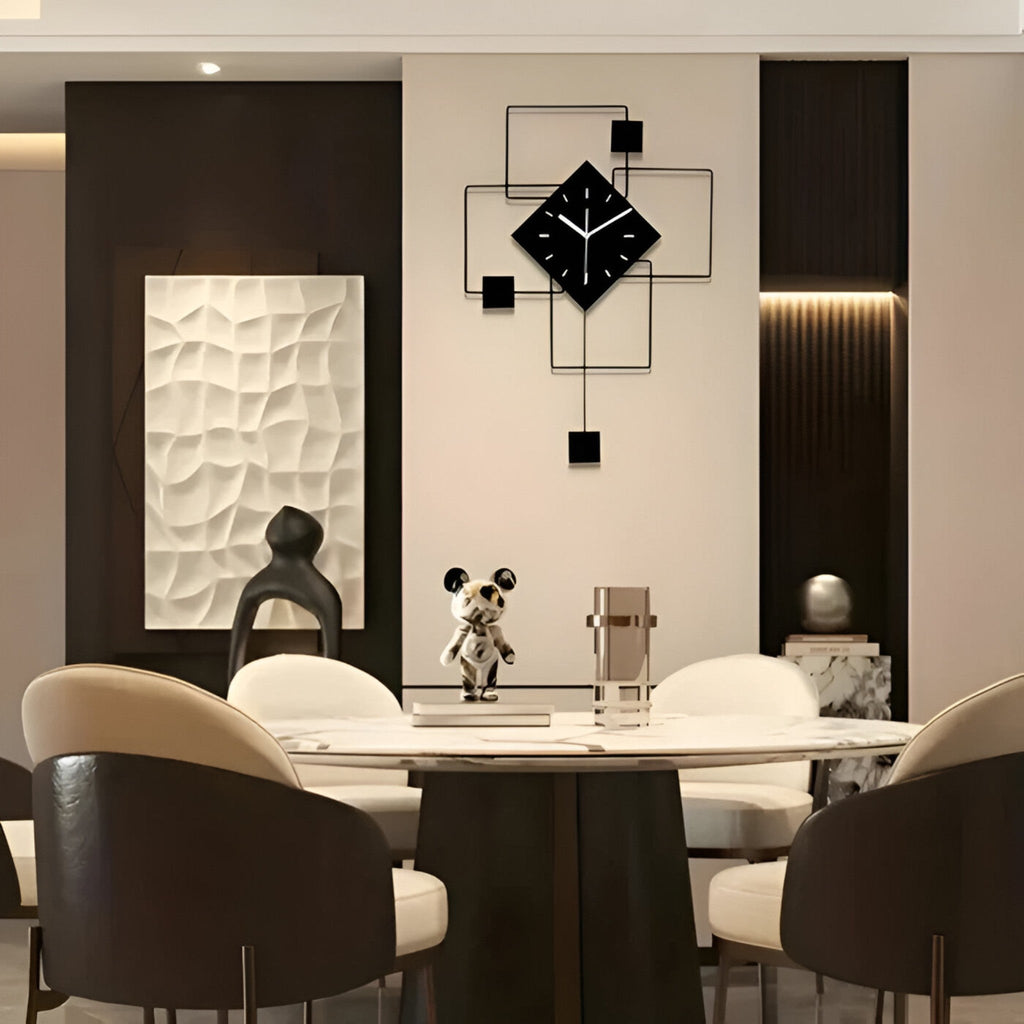 Modern Geometric Wall Clock
