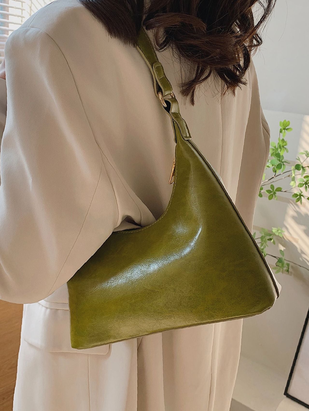 Bucket Bag Women Shoulder Bag Vintage Minimalist Design