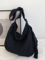 Minimalist Ripped Trim Shoulder Bag for Women Shoulder Bags