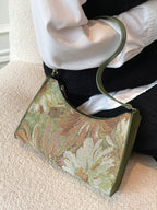 Women Square Shoulder Bag Floral Pattern