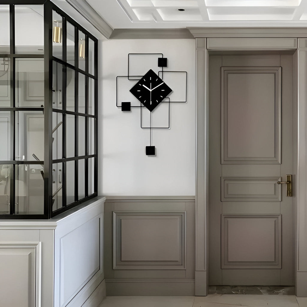 Modern Geometric Wall Clock