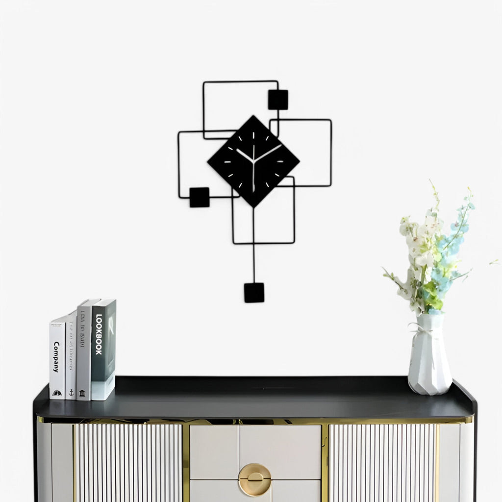 Modern Geometric Wall Clock