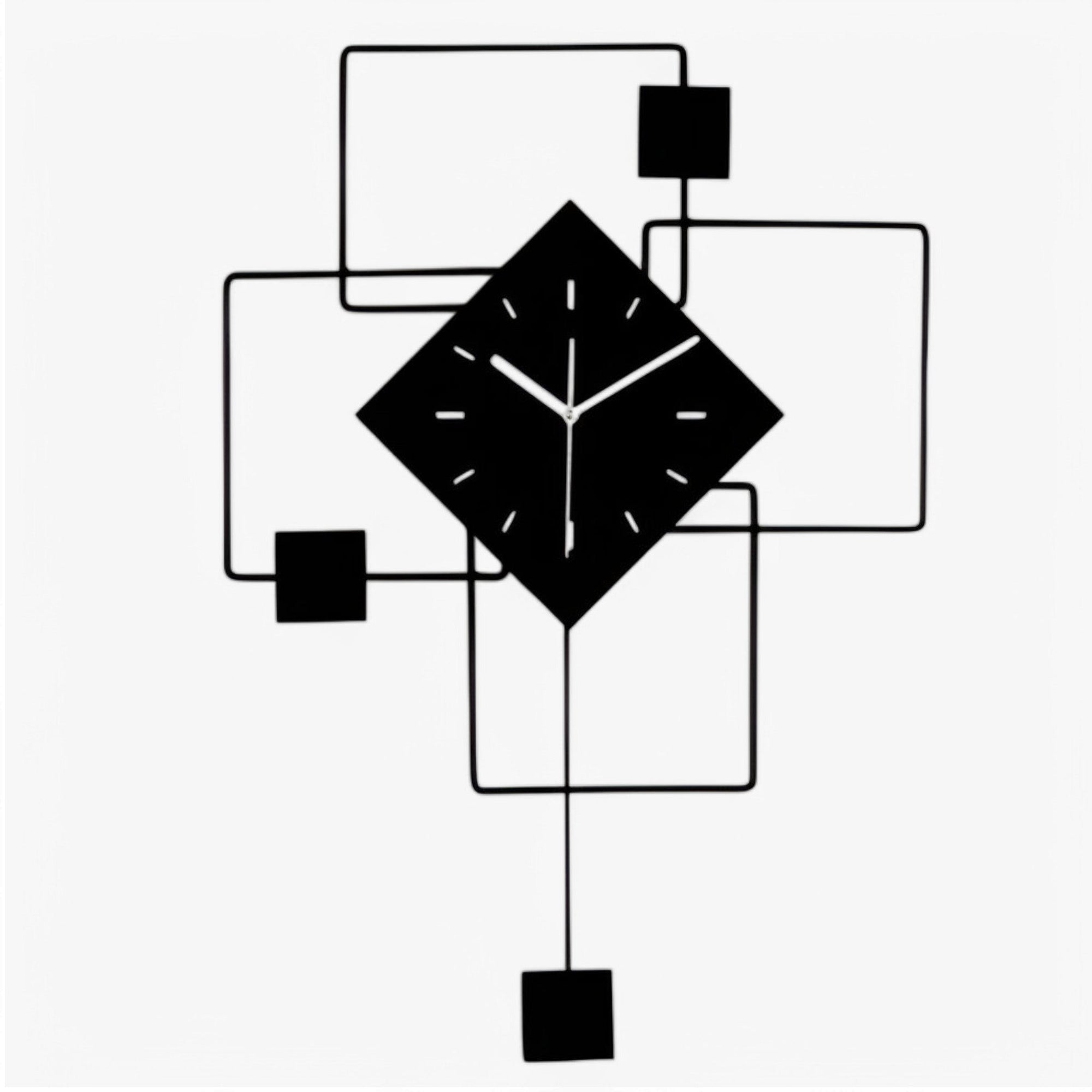 Modern Geometric Wall Clock