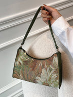 Women Square Shoulder Bag Floral Pattern
