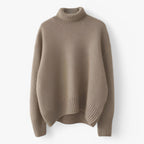 Women’s Oversized Turtleneck Knit Sweater