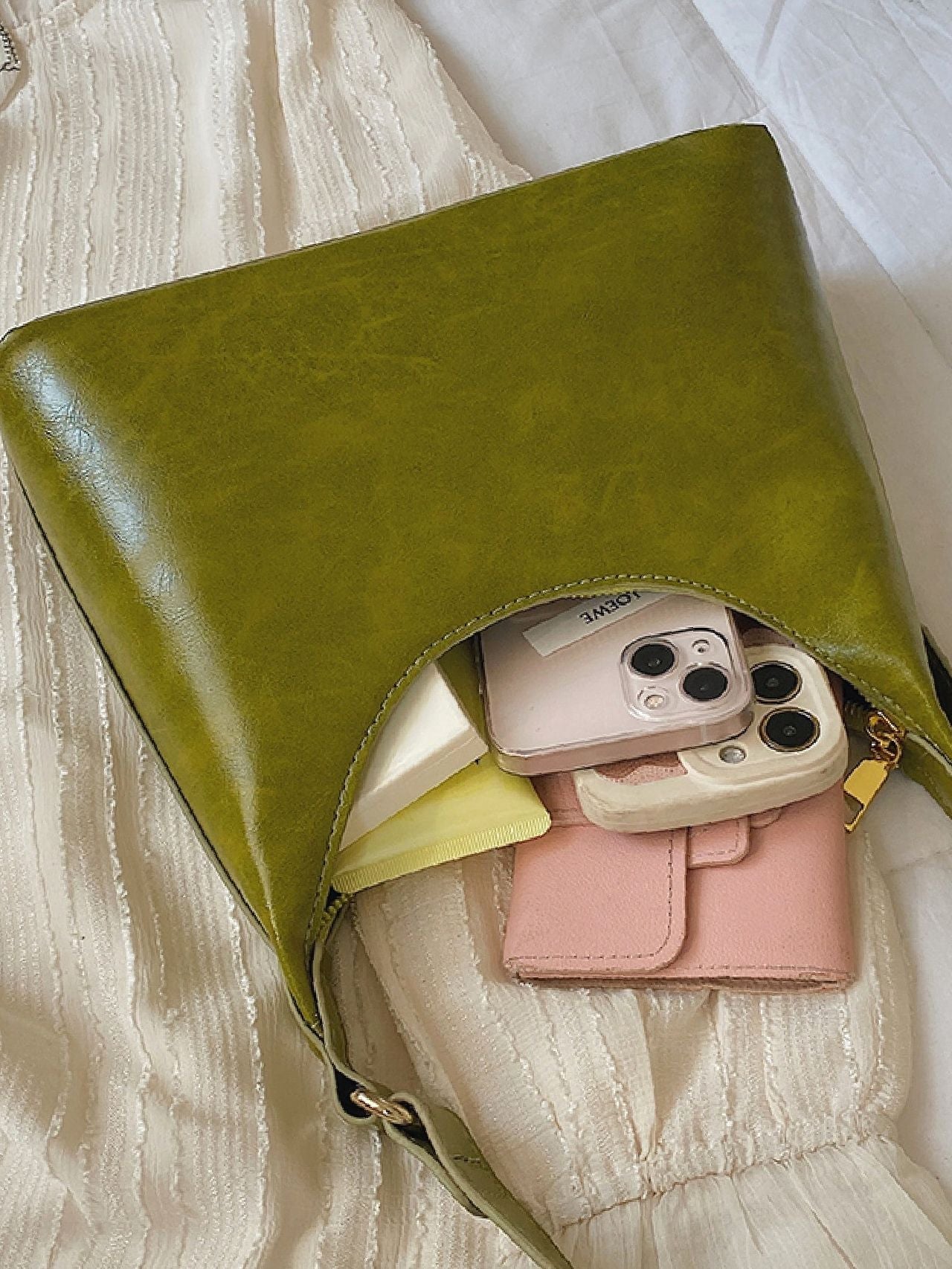 Baguette Shoulder Bag Vintage Design Women Handbag