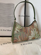 Women Square Shoulder Bag Floral Pattern