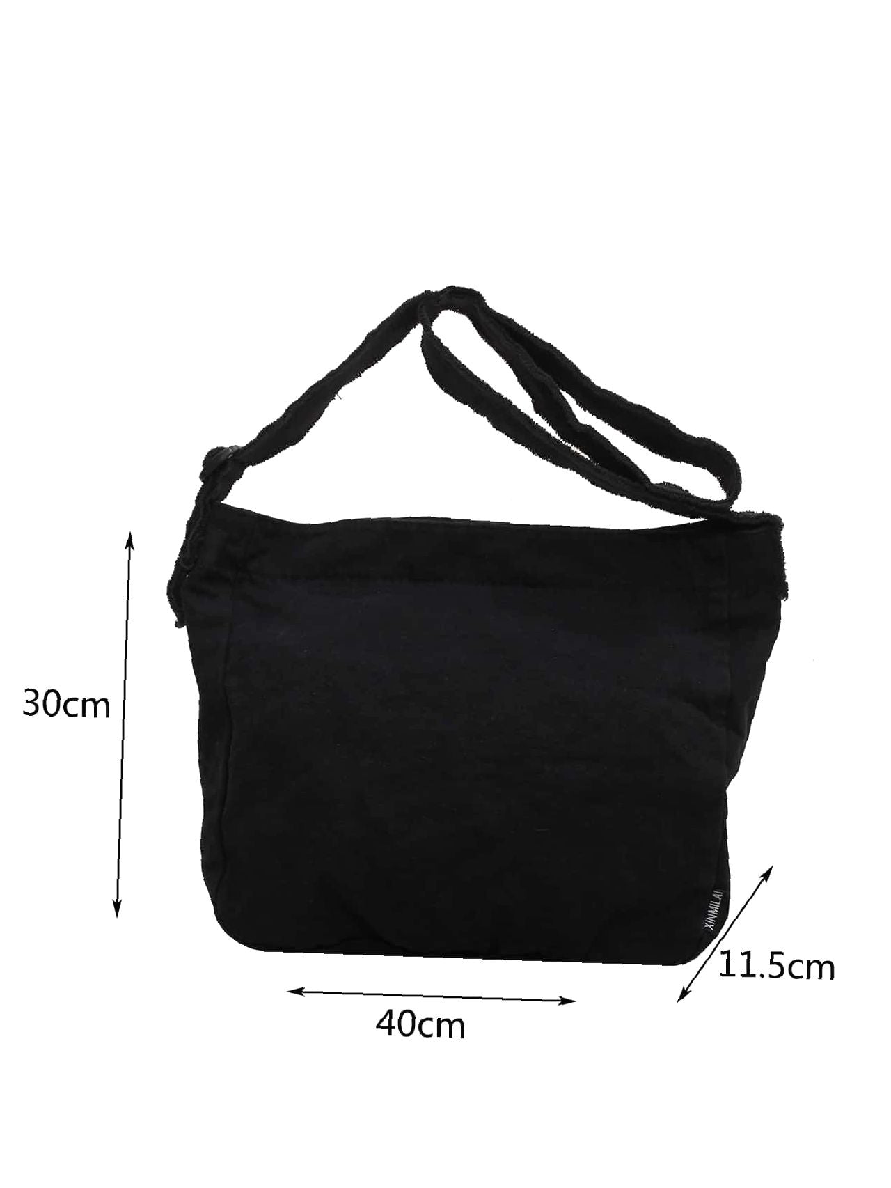 Minimalist Ripped Trim Shoulder Bag for Women Shoulder Bags