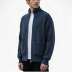 Men’s Zip-Up Knit Sweater