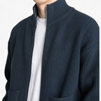 Men’s Zip-Up Knit Sweater