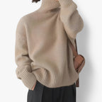 Women’s Oversized Turtleneck Knit Sweater
