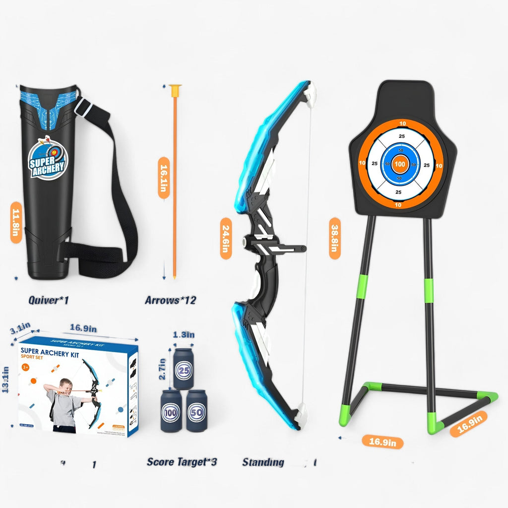 Kids Archery Bow and Arrow Set with Target