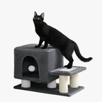 3-Level Cat Tree with Scratching Posts and Cat Condo