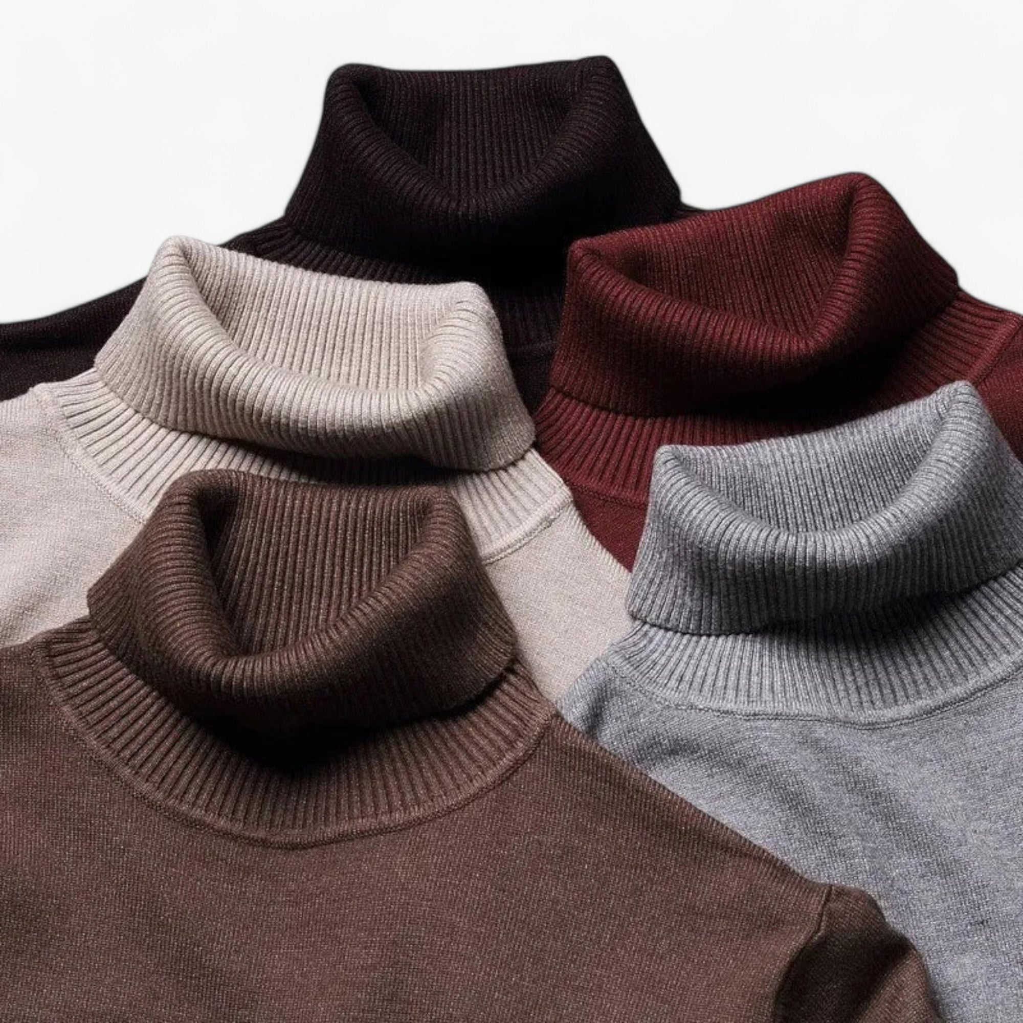 Men’s Turtleneck Knit Sweater