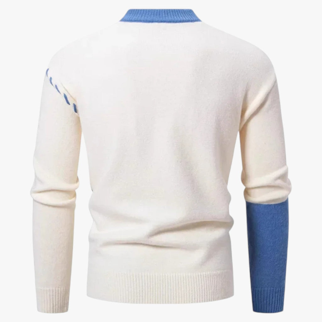Men’s Color Block Knit Sweater