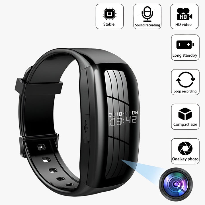 Digital Wrist Video Recorder Watch with USB Storage