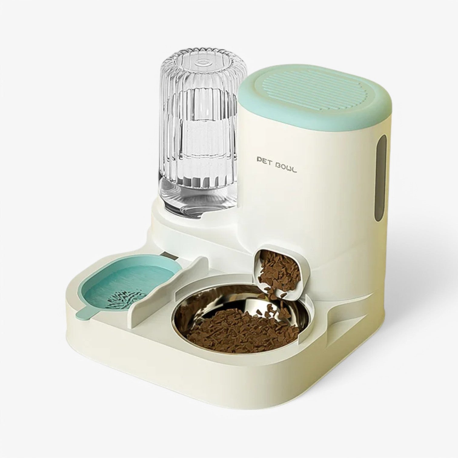 2-in-1 Automatic Pet Feeder and Water Dispenser