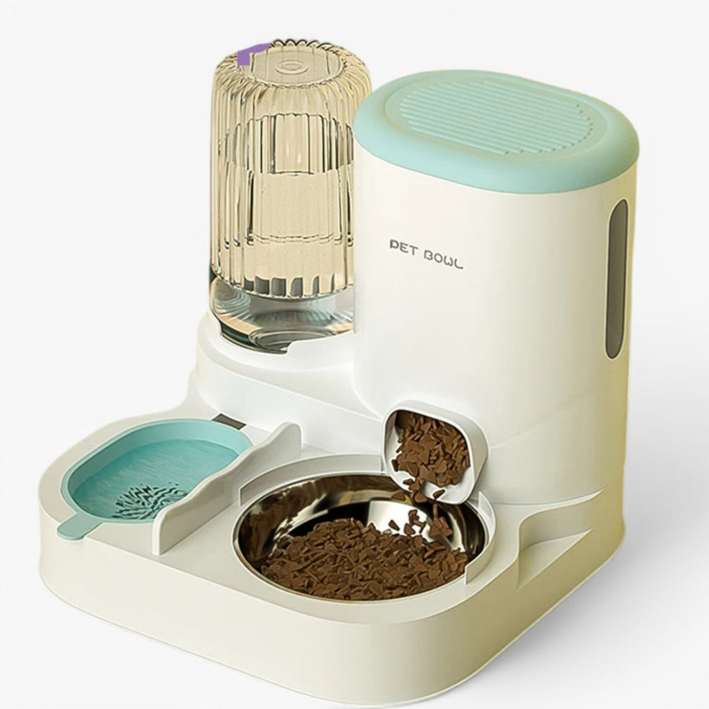 2-in-1 Automatic Pet Feeder and Water Dispenser