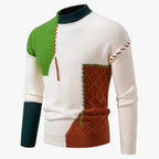Men’s Color Block Knit Sweater
