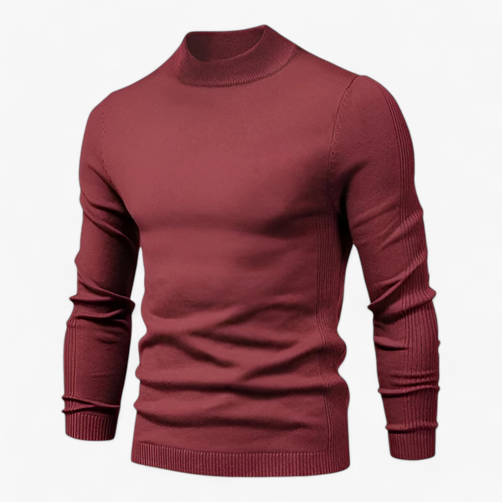 Men’s Slim Fit Turtleneck Knit Sweater