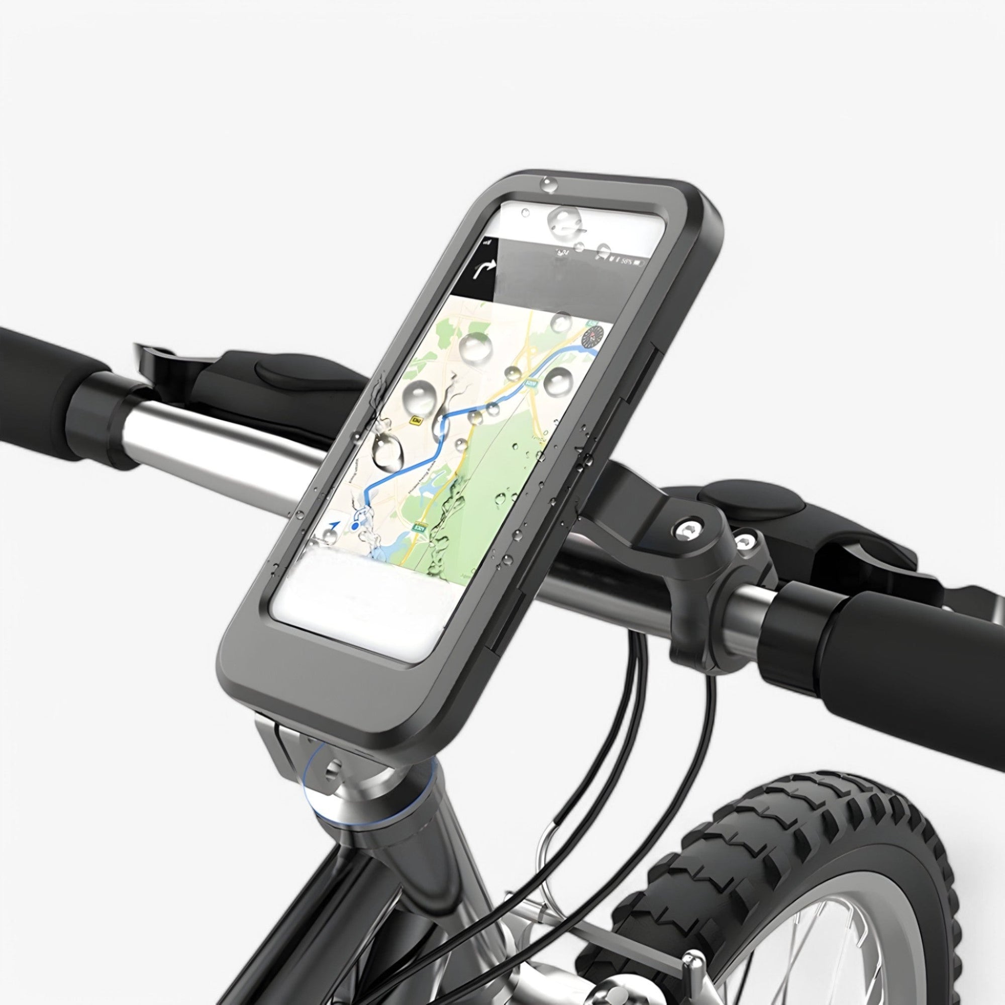 Bicycle Phone Holder Mount for Handlebars