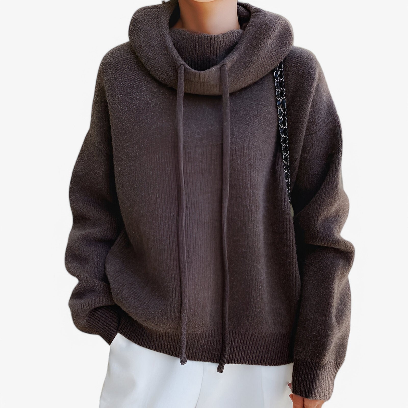 Women’s Knit Hooded Sweater