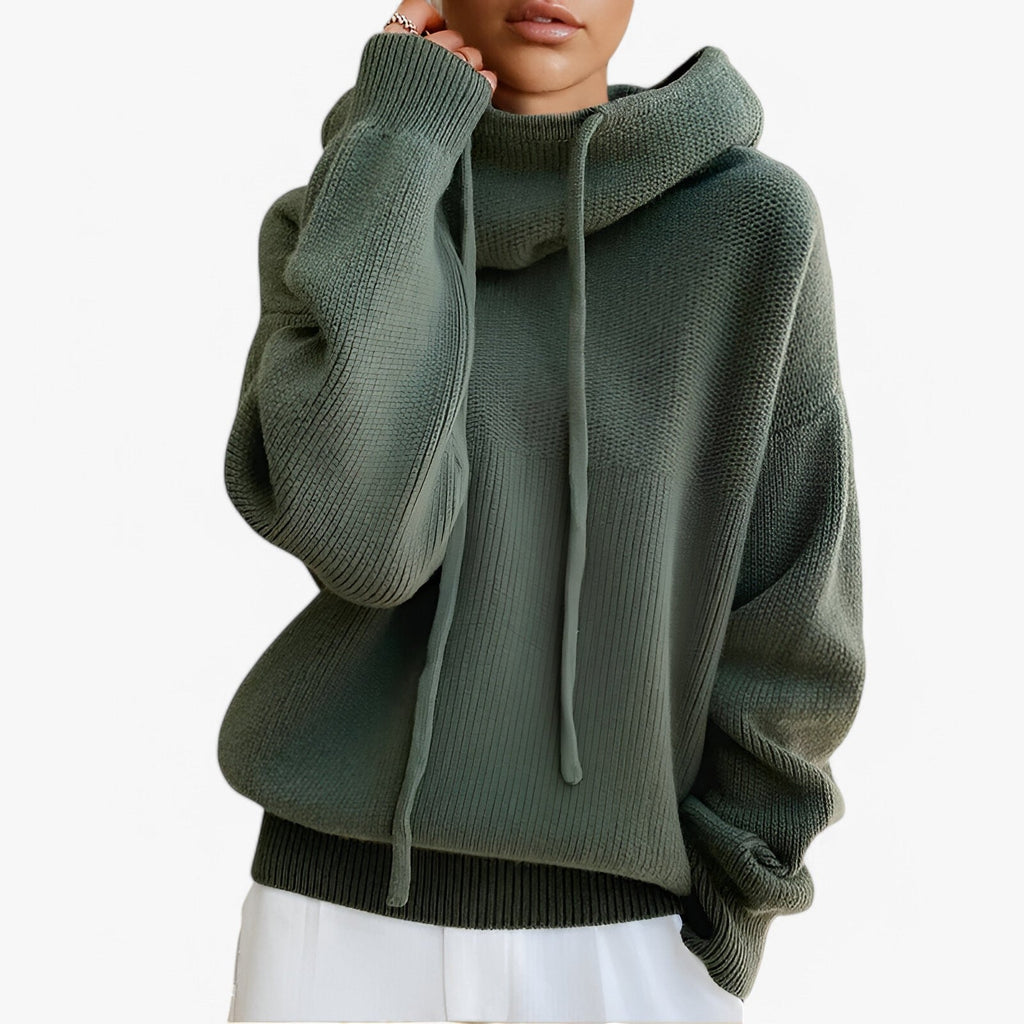 Women’s Knit Hooded Sweater