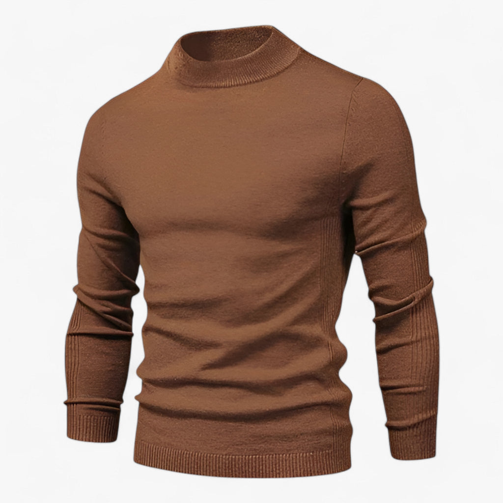 Men’s Slim Fit Turtleneck Knit Sweater