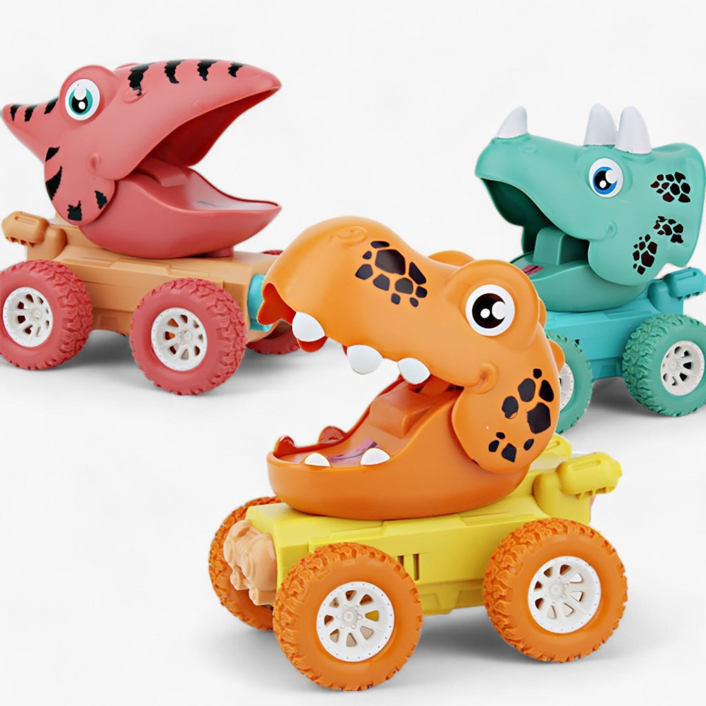 Dinosaur Pull-Back Monster Truck Toy